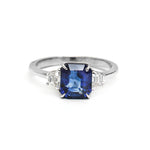 Blue Sapphire Diamond Ring