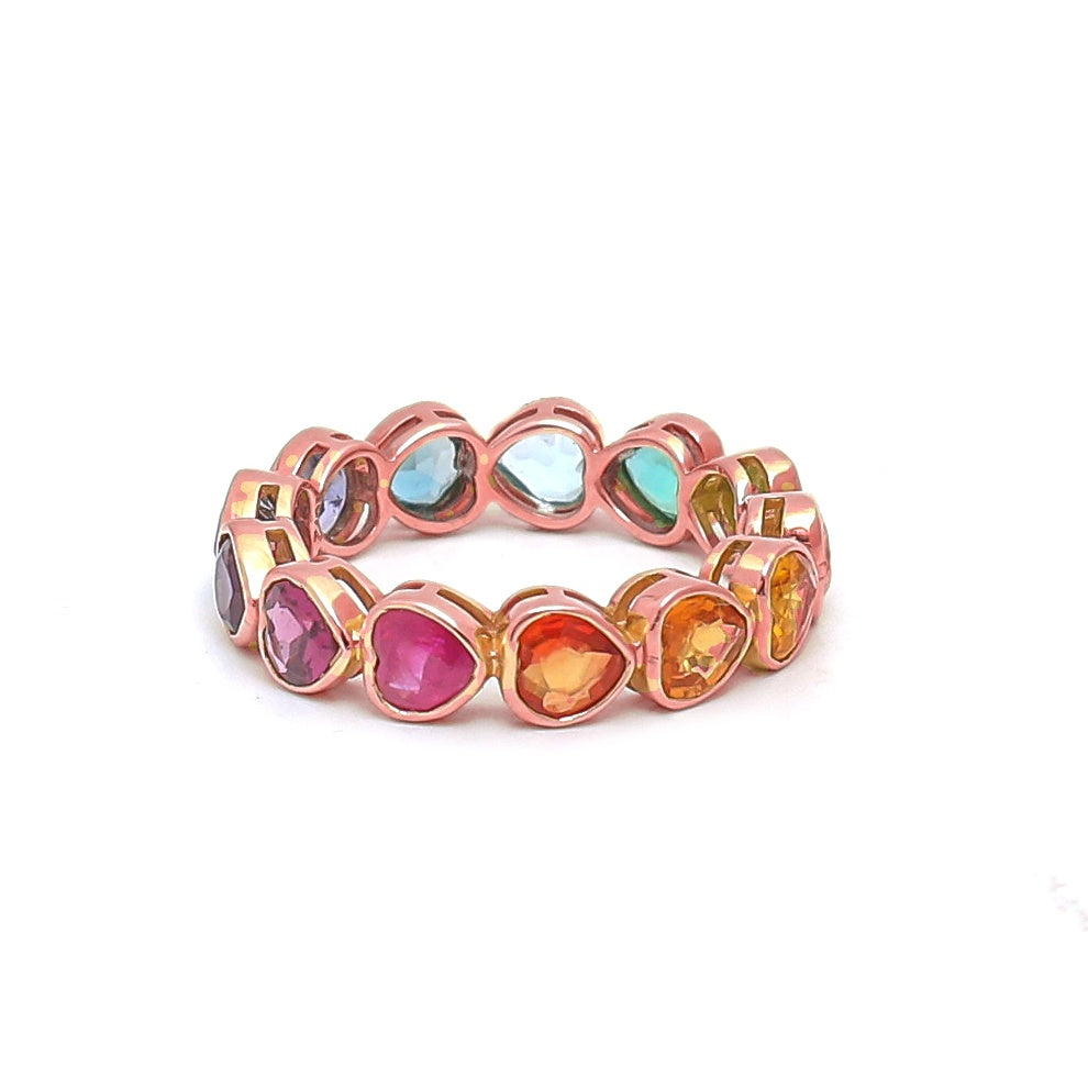 Rainbow Gemstone Ring