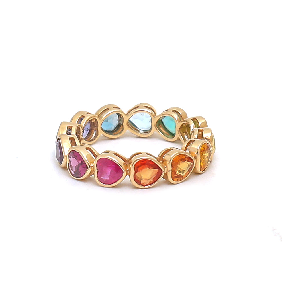 Rainbow Gemstone Ring