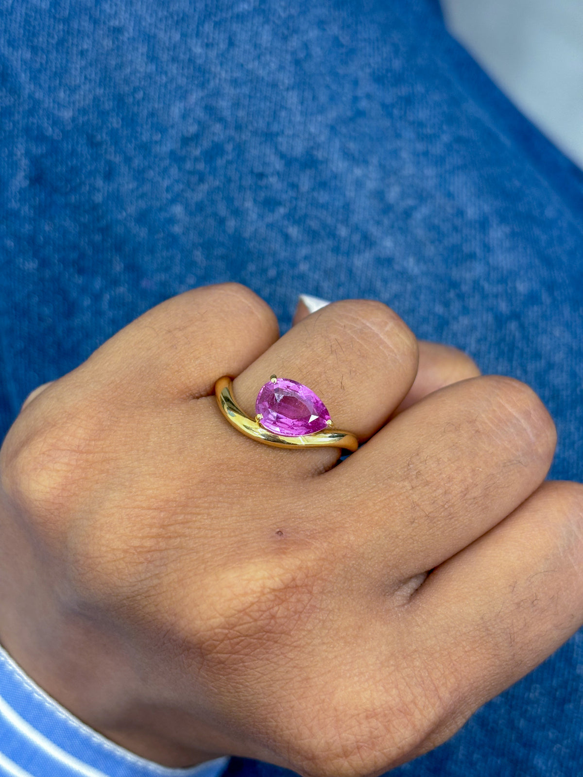 Pink Sapphire Ring