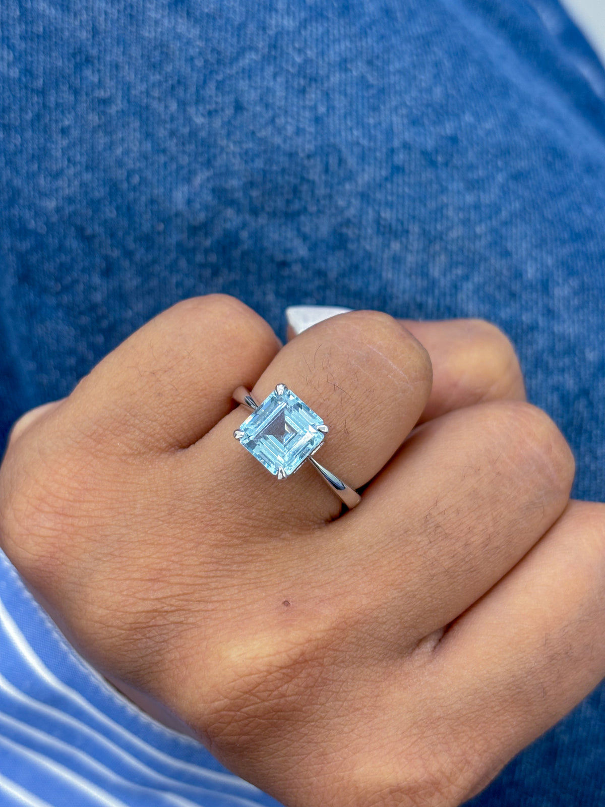 Aquamarine Ring
