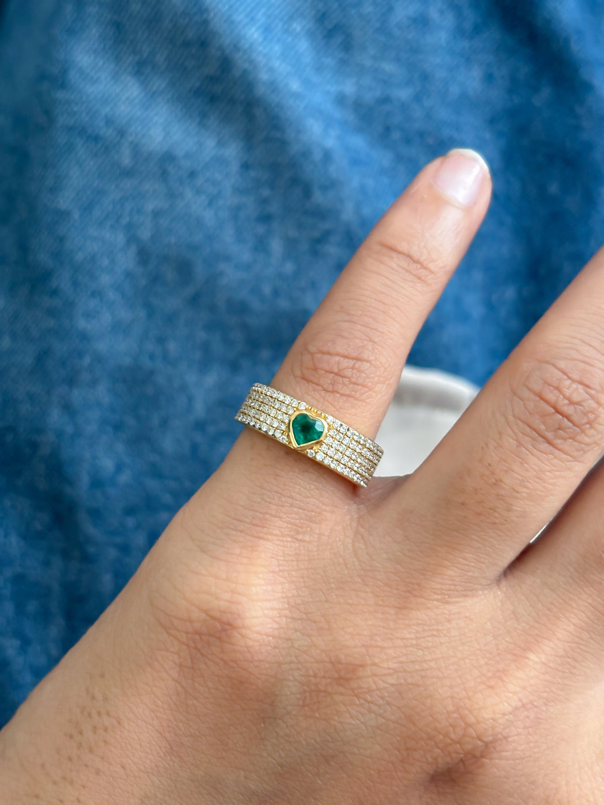 Diamond Emerald Ring