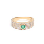 Diamond Emerald Ring