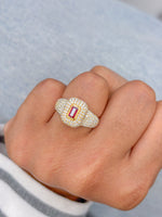 Diamond Ruby Ring