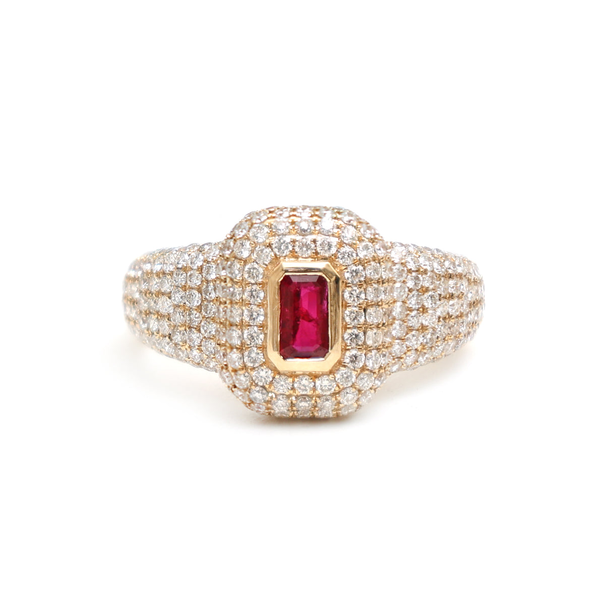 Diamond Ruby Ring