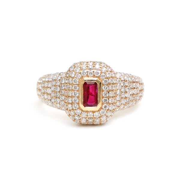 Diamond Ruby Ring