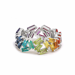 Rainbow Gemstone Ring