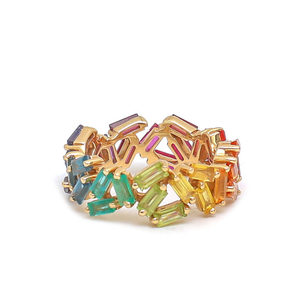 Rainbow Gemstone Ring