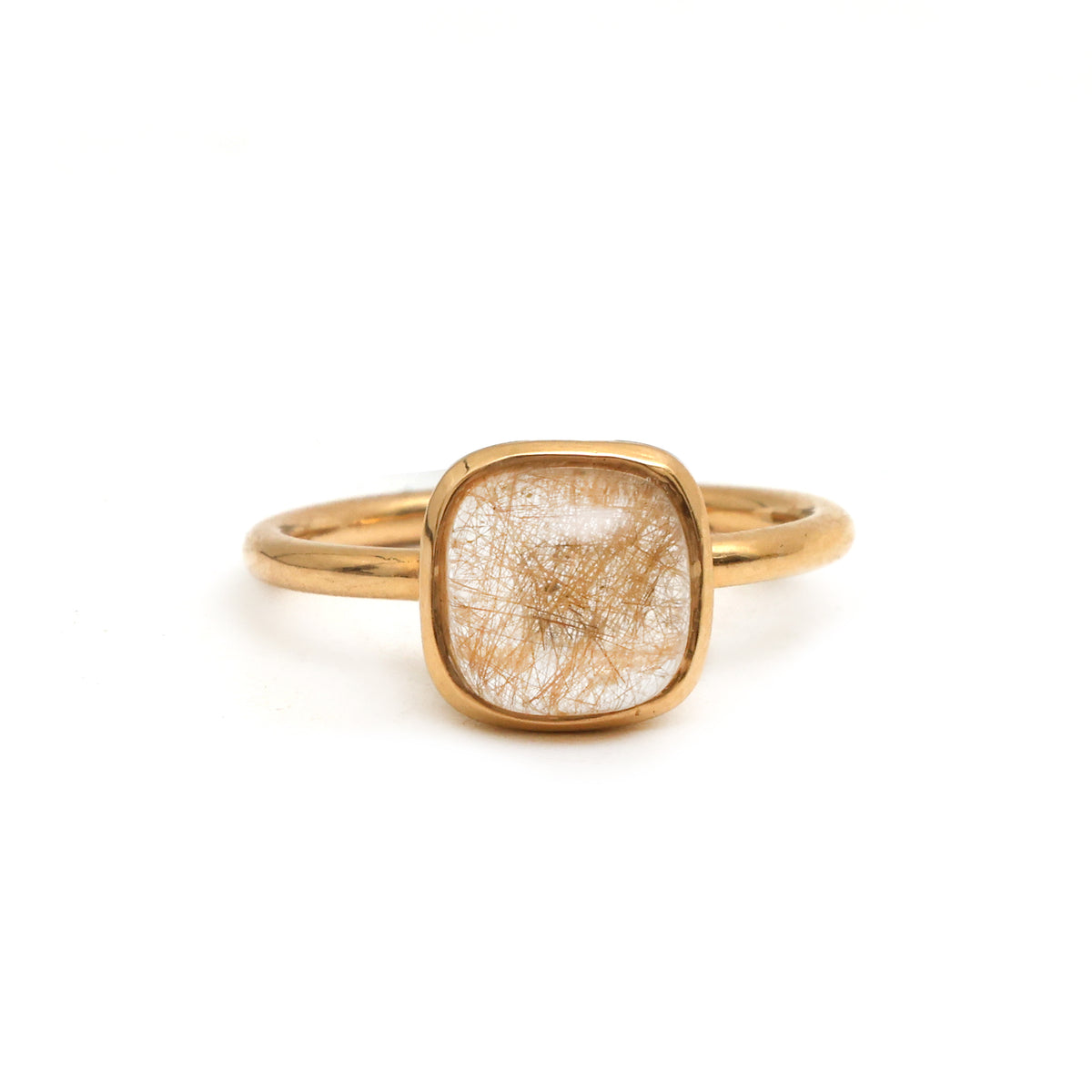 Golden Rutile Ring