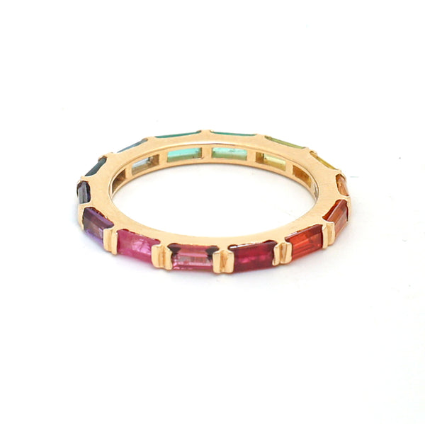 Rainbow Gemstone Ring
