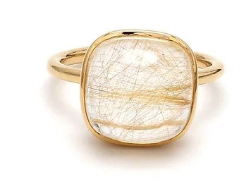 Golden Rutile Ring