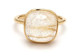Golden Rutile Ring
