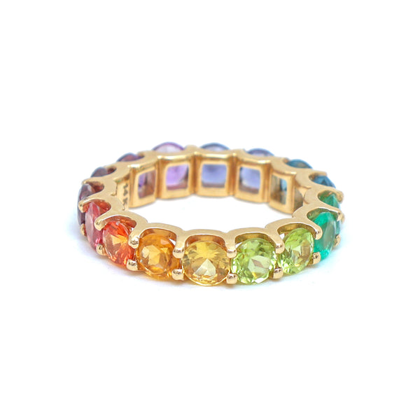Rainbow Gemstone Ring