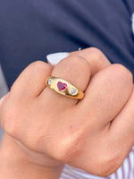 Diamond Ruby Ring