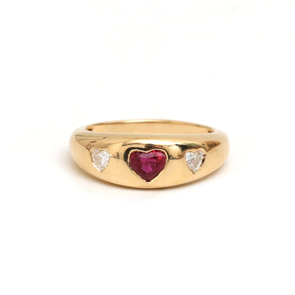 Diamond Ruby Ring