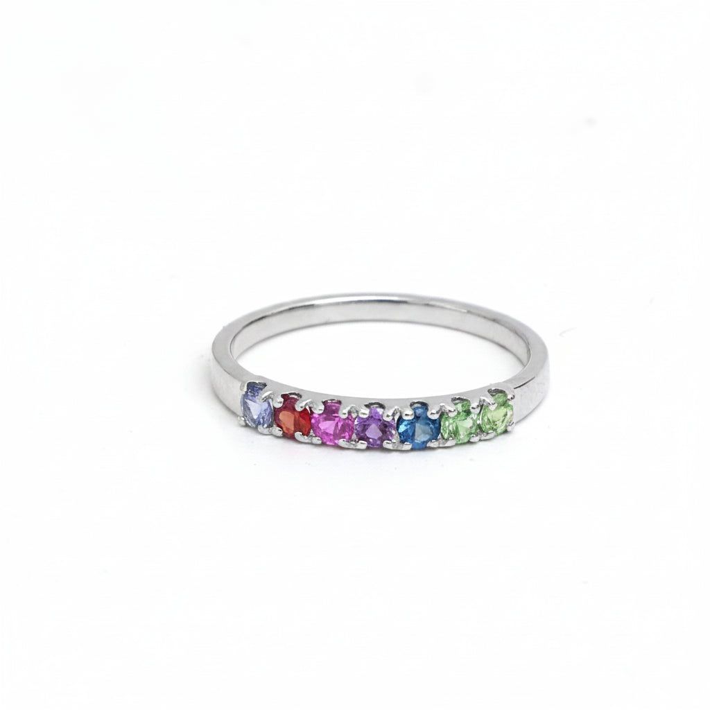 Rainbow Sapphire Ring