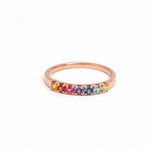 Rainbow Sapphire Ring