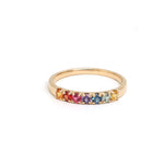 Rainbow Sapphire Ring