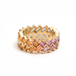 Rainbow Sapphire Ring