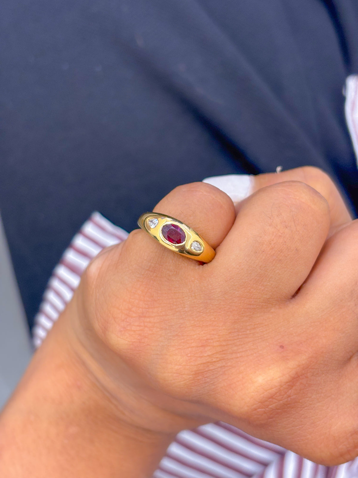 Ruby Diamond Ring