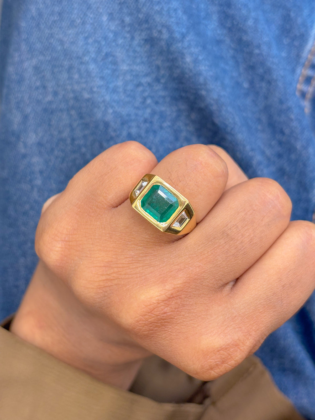 Emerald Diamond Ring