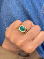 Emerald Diamond Ring