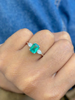 Emerald Diamond Ring