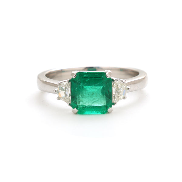 Emerald Diamond Ring