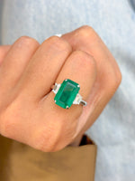 Emerald Diamond Ring