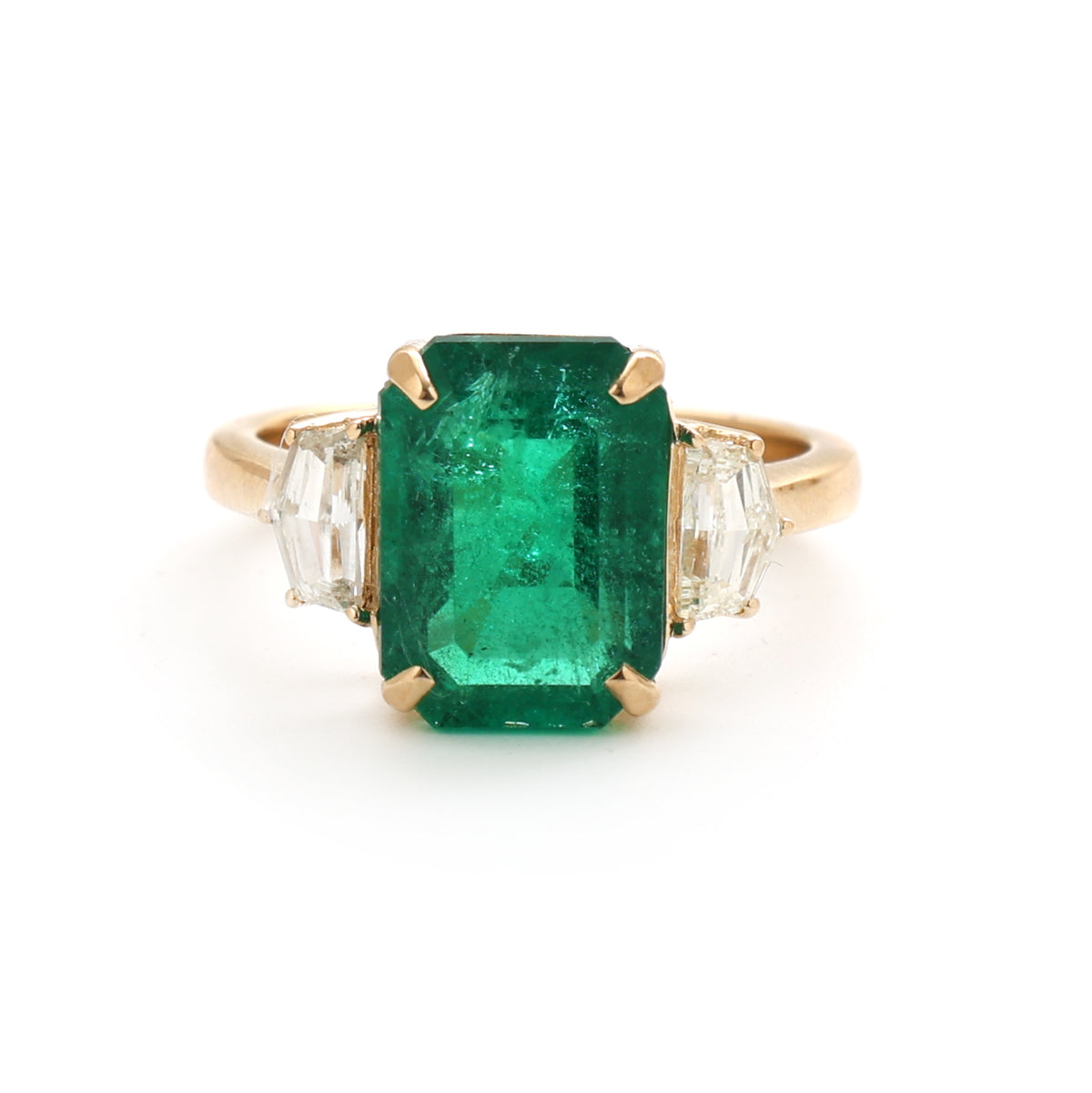 Emerald Diamond Ring