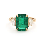 Emerald Diamond Ring
