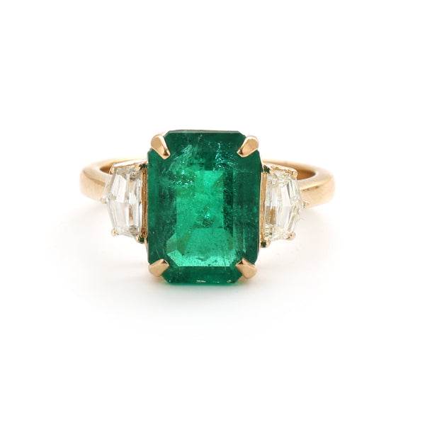 Emerald Diamond Ring