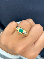 Emerald Diamond Ring
