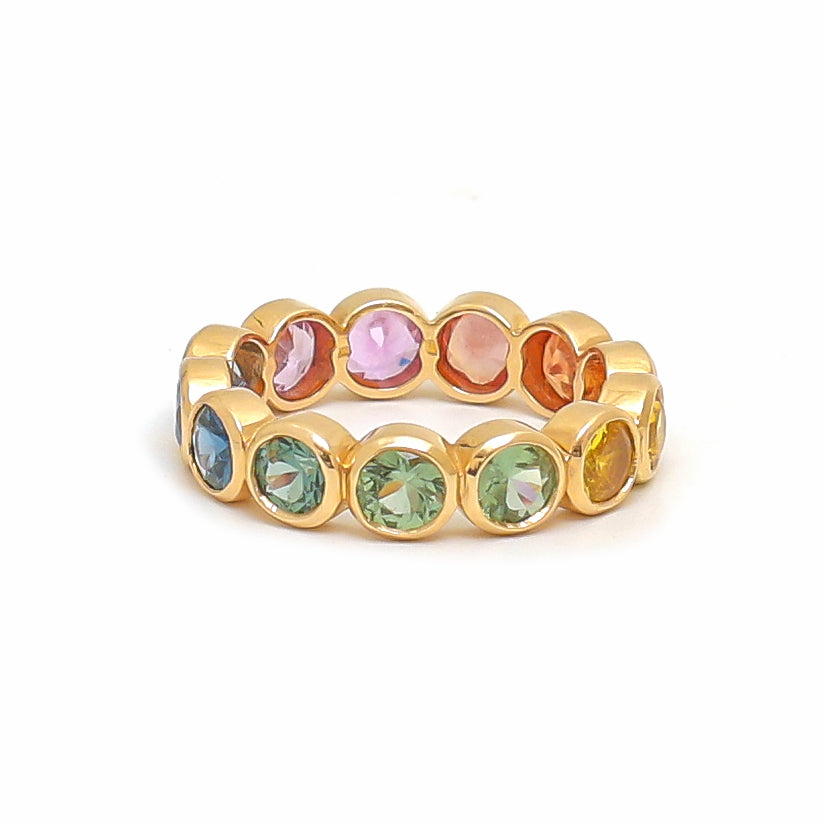 Rainbow Sapphire Ring