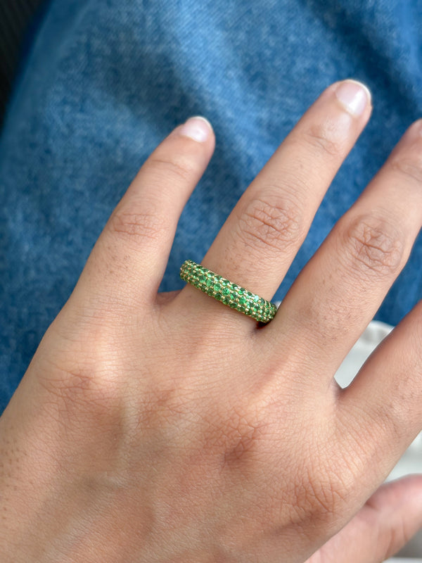 Tsavorite Ring