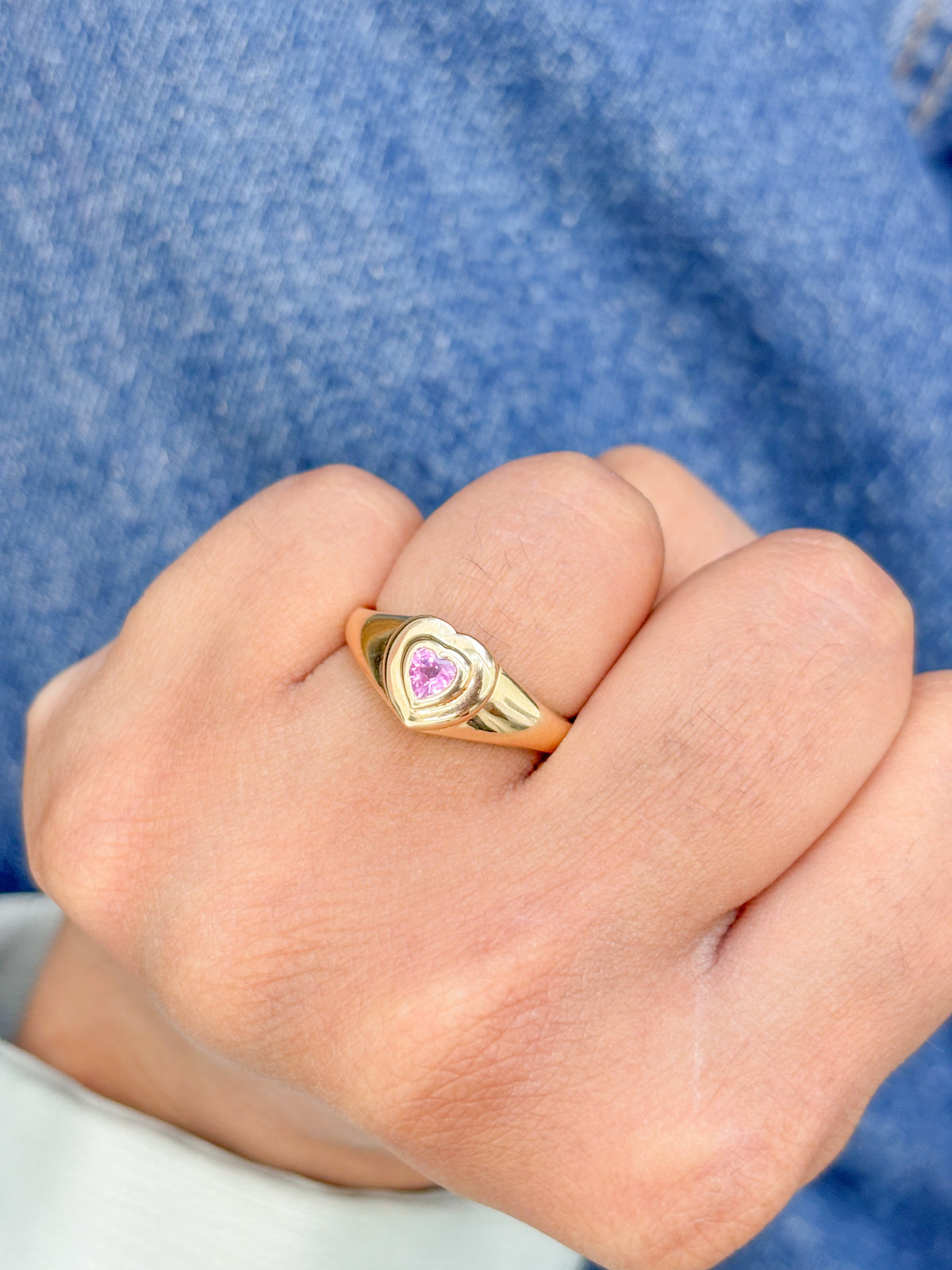 Pink Sapphire Ring