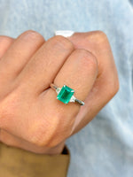 Emerald Diamond Ring