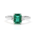 Emerald Diamond Ring