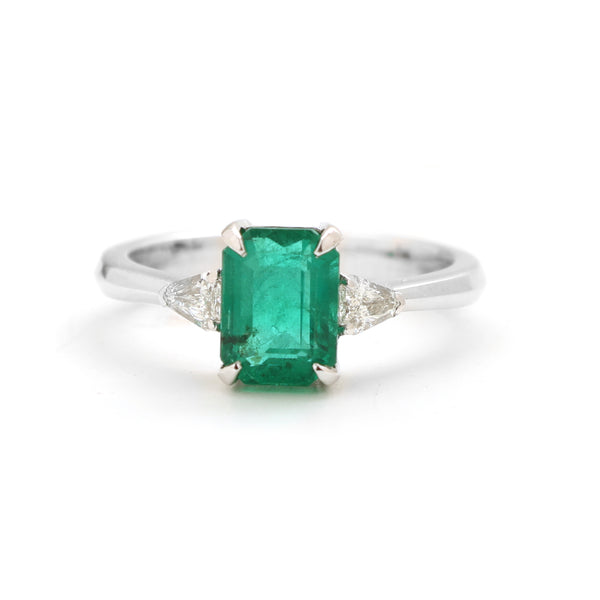 Emerald Diamond Ring