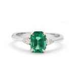 Emerald Diamond Ring