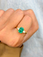 Emerald Diamond Ring