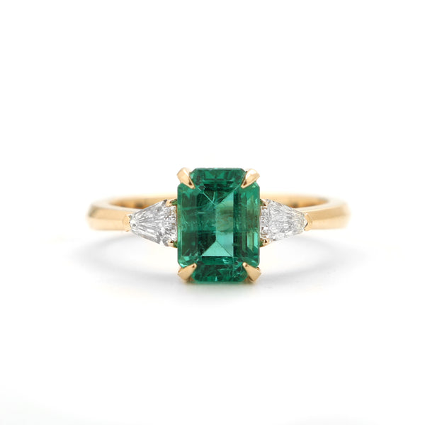 Emerald Diamond Ring