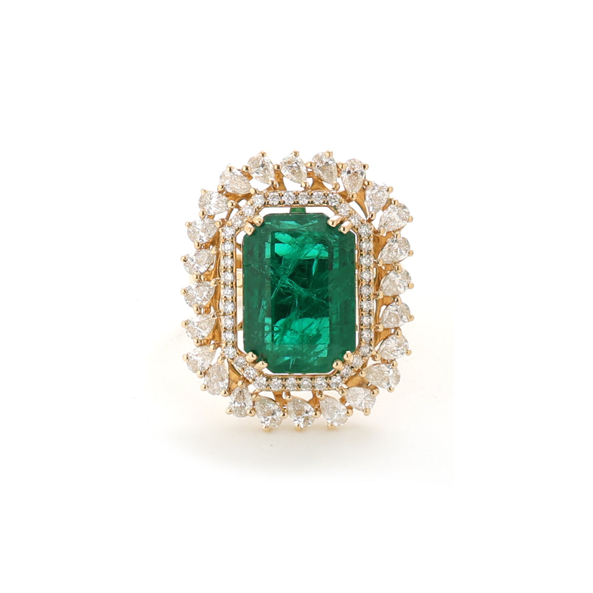 Emerald Diamond Ring