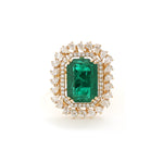 Emerald Diamond Ring