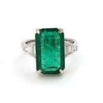 Emerald Diamond Ring