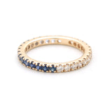 Blue Sapphire Diamond Ring