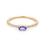 Tanzanite Diamond Ring
