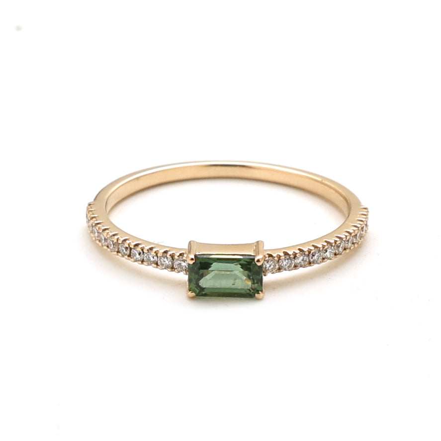 Green - Diamond Ring