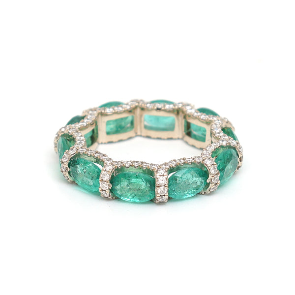 Emerald Diamond Ring