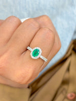 Emerald Diamond Ring